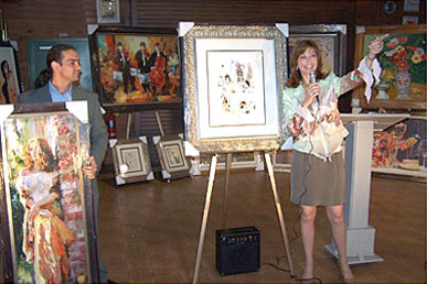 HFA fundraising art auctions feature an extensive selection of artwork.
